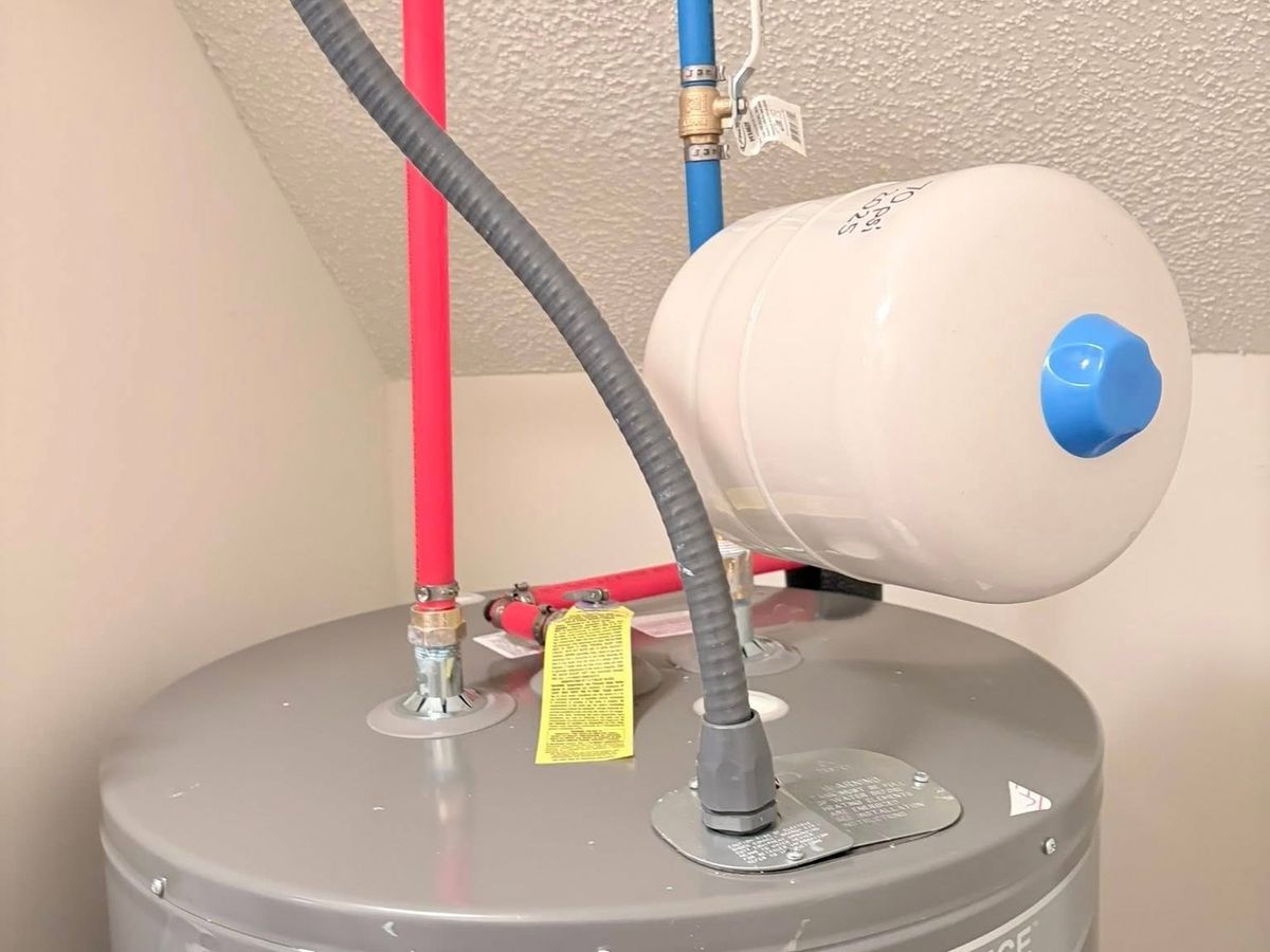 New electric tank water heater